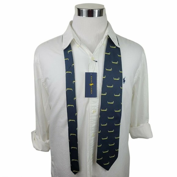 Casanova Venezia 100% Seta Mens Necktie Gondola Theme - Picture 1 of 5